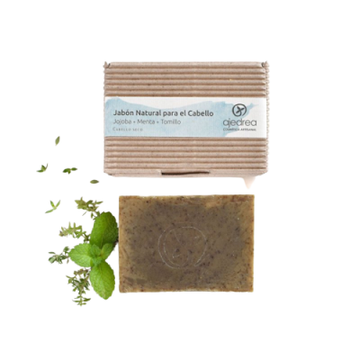 Jabon Jojoba-Menta-Tomillo cabello seco 135g Ecológico