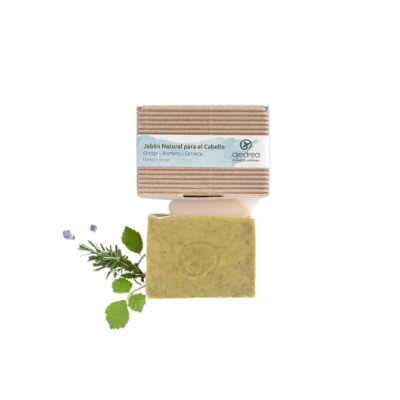 Organic Nettle-Romero-Beer Soap for oily hair 135g