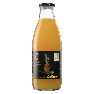 Zumo de piña con aloe 1l Ecológico 