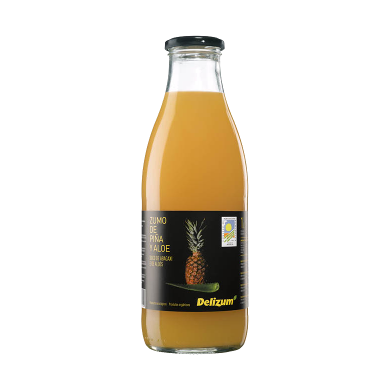 Organic pineapple juice with aloe 1l