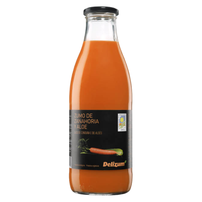 Zumo de zanahoria con aloe 1l  Ecológico