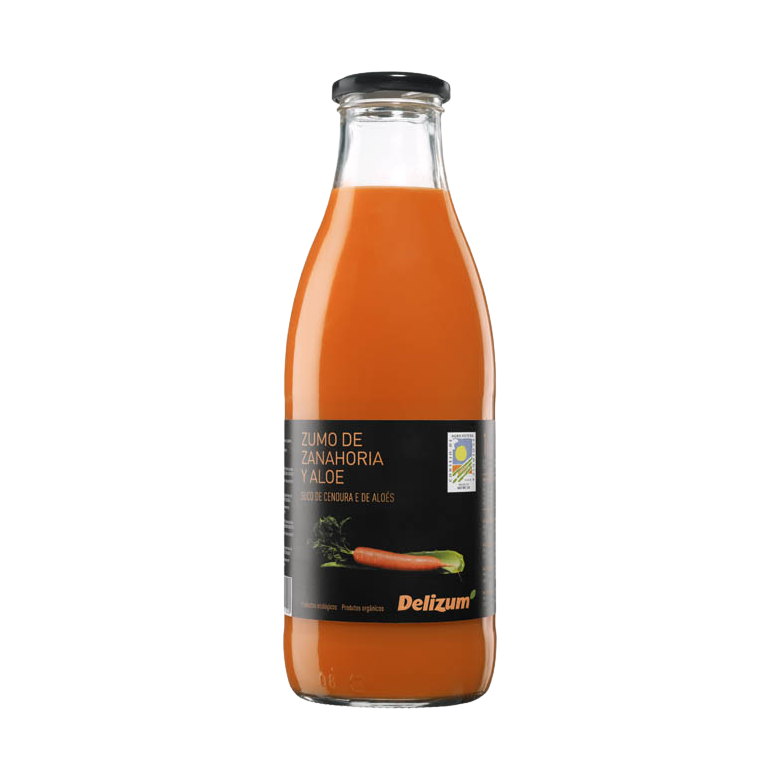 Zumo de zanahoria con aloe 1l  Ecológico