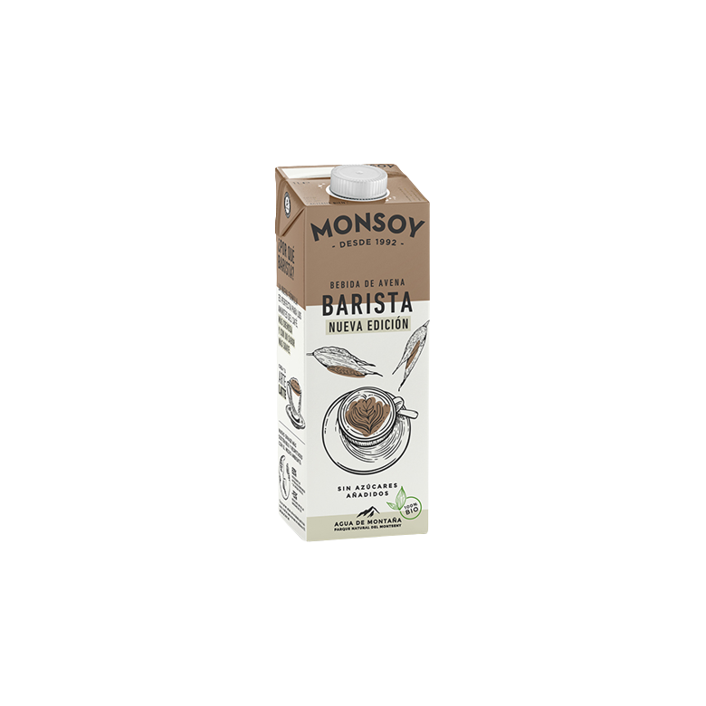 Bebida avena BARISTA 1l Monsoy Ecológico