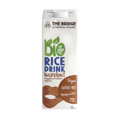 Bebida arroz con Avellana 1l Ecológico
