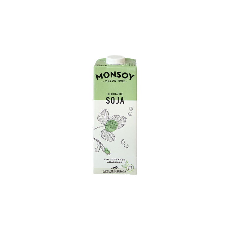 Bebida soja natural 1l Ecológica Monsoy