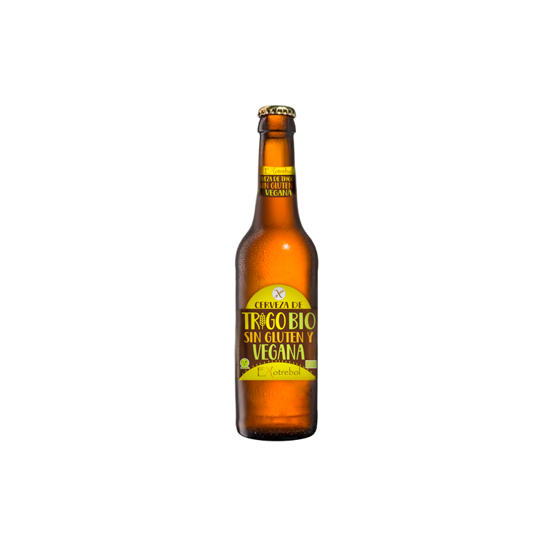 Cerveza de Trigo SIN GLUTEN y Vegana Ekotrebol 0.33cl Ecológica