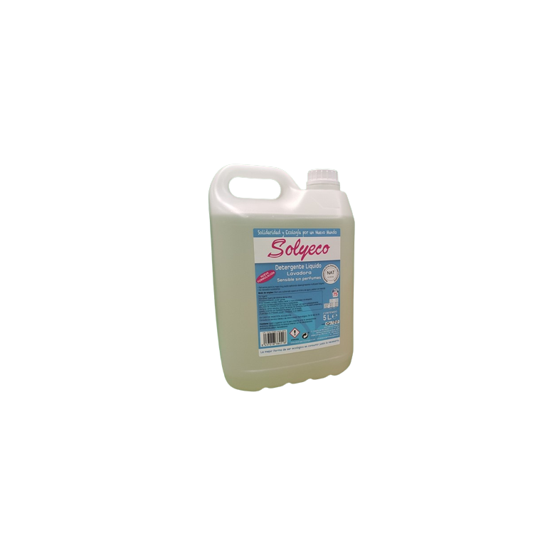 Detergente líquido LAVADORA sensible SOLYECO 5l