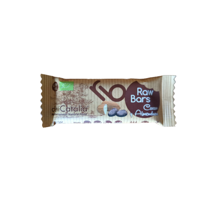 Gluten-free cocoa and almond bars 30g Organic