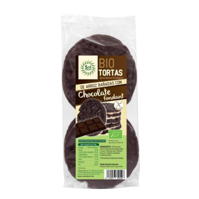 Tortitas arroz chocolate fondant 100g Ecológicas 