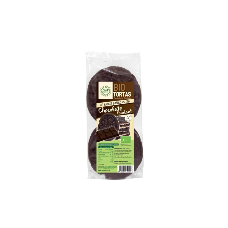 Tortitas arroz chocolate fondant 100g Ecológicas 