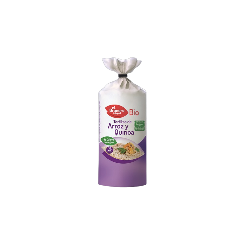 Tortitas arroz y quinoa 120g Ecológicas