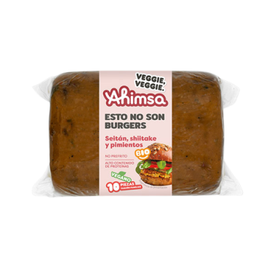 Veggie Bioburger Mushrooms and Peppers 750g Organic