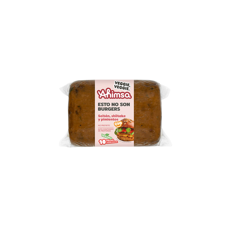 Veggie Bioburger Mushrooms and Peppers 750g Organic
