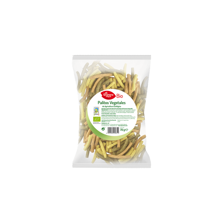 Palitos vegetales 70g Ecológicos