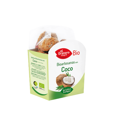 Artisan biscuits with coconut 220g organic