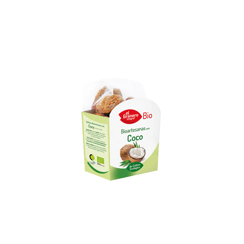 Artisan biscuits with coconut 220g organic