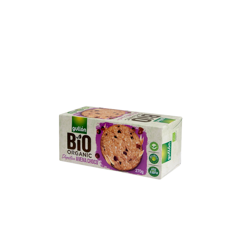 Digestive biscuits OATMEAL CHOCO GULLON 270 gr Organic