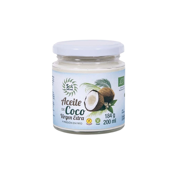 Aceite de coco 200 ml Ecológico  