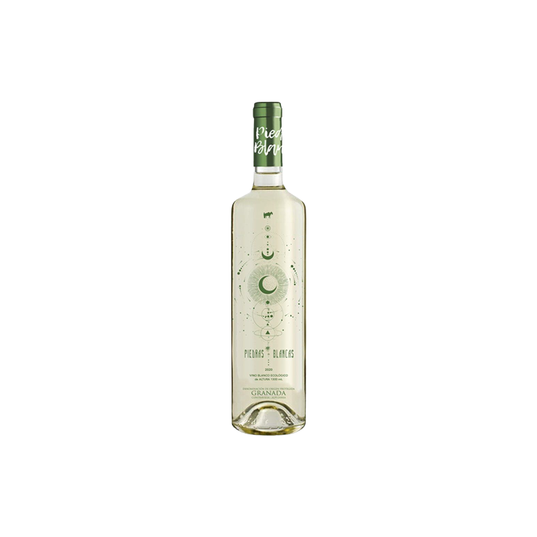 White Wine Piedras Blancas 75cl Organic White WineWhite Vermouth Ciento Volando 75cc Organic