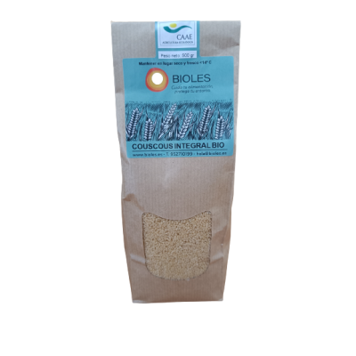 Couscous de trigo integral 500g Ecológico