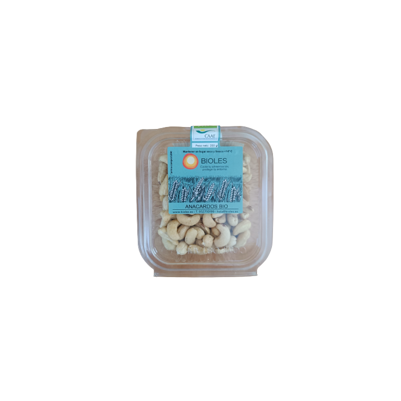 Anacardos enteros 250g ecológico 