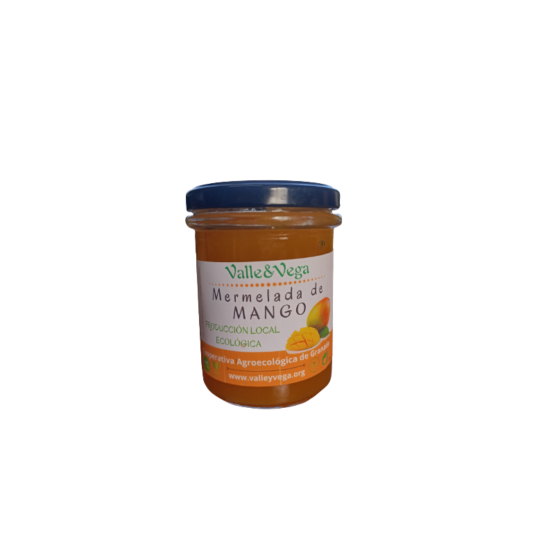 With ripe mangoes from Salobreña (Granada). Certified organic product.