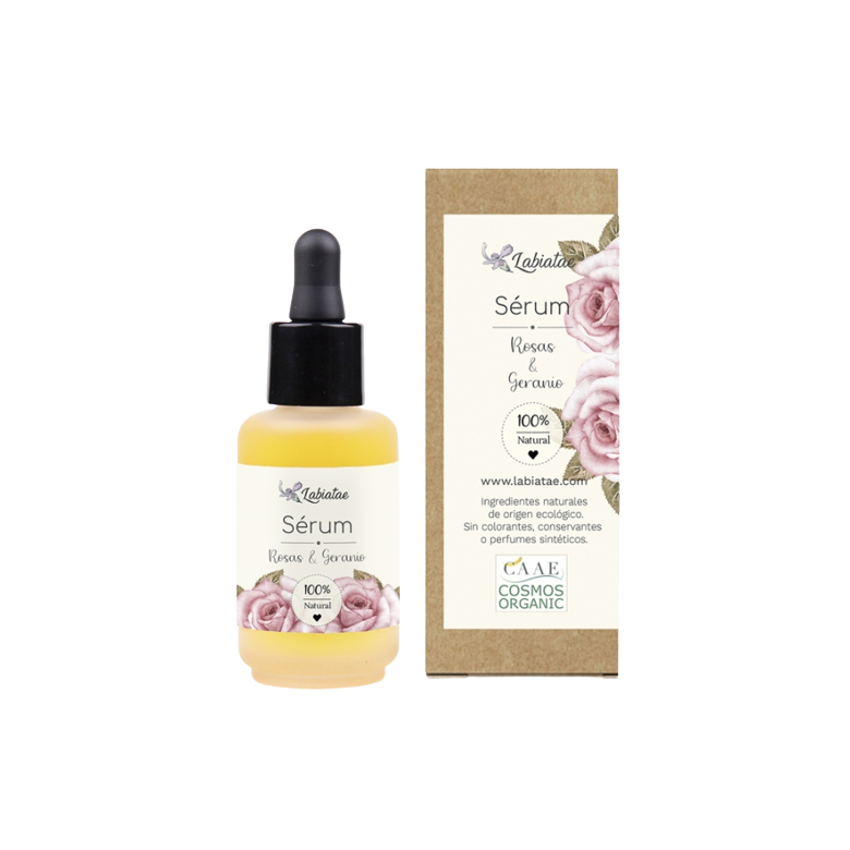 Serum de rosas y geranio Labiatae 30ml eco