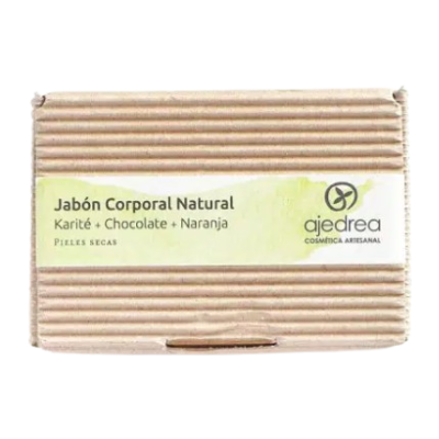 Chocolate and orange body soap 135g organic