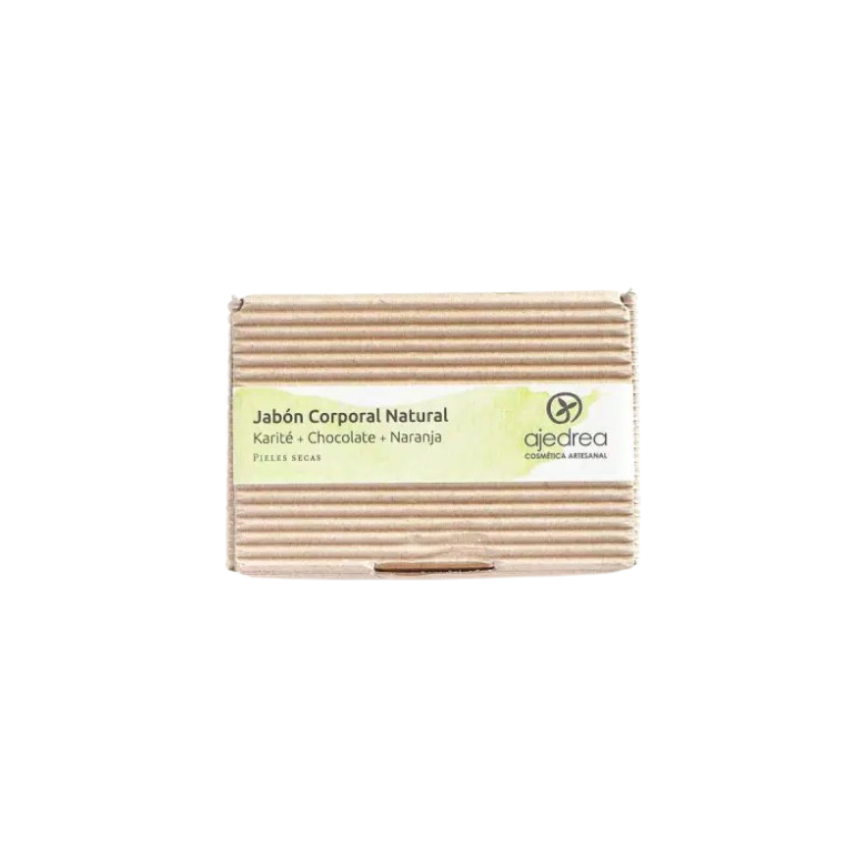 Chocolate and orange body soap 135g organic