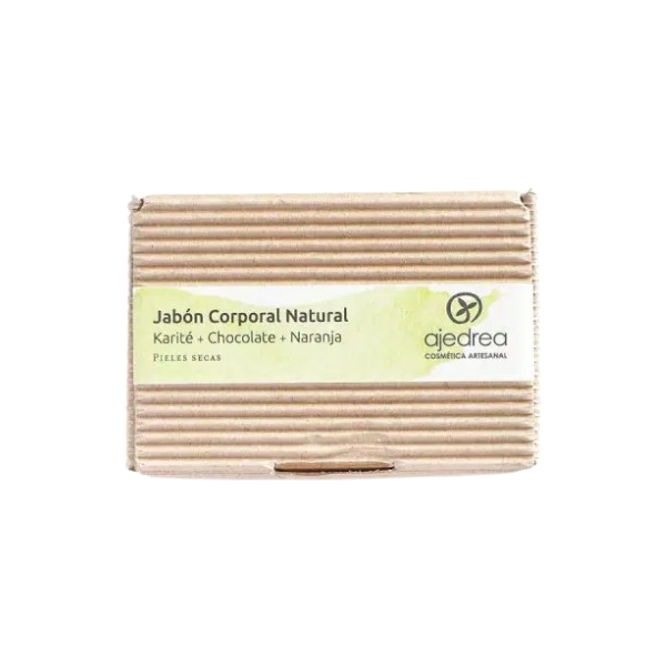 Jabon corporal de chocolate y naranja 135g Ecológico  