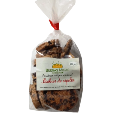 Cookies espelta pepitas de chocolate 200g Ecológicas