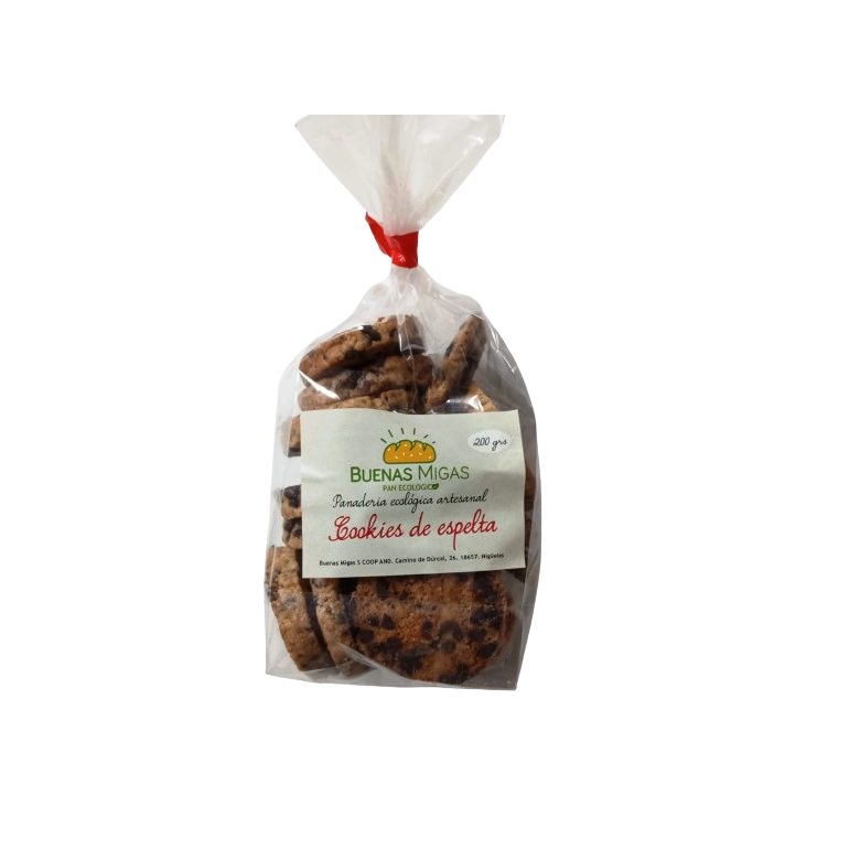 Organic Spelt Chocolate Chip Cookies 200g 