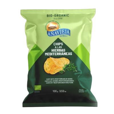 Patatas Fritas Hierbas Mediterraneas 100g ecológicas 