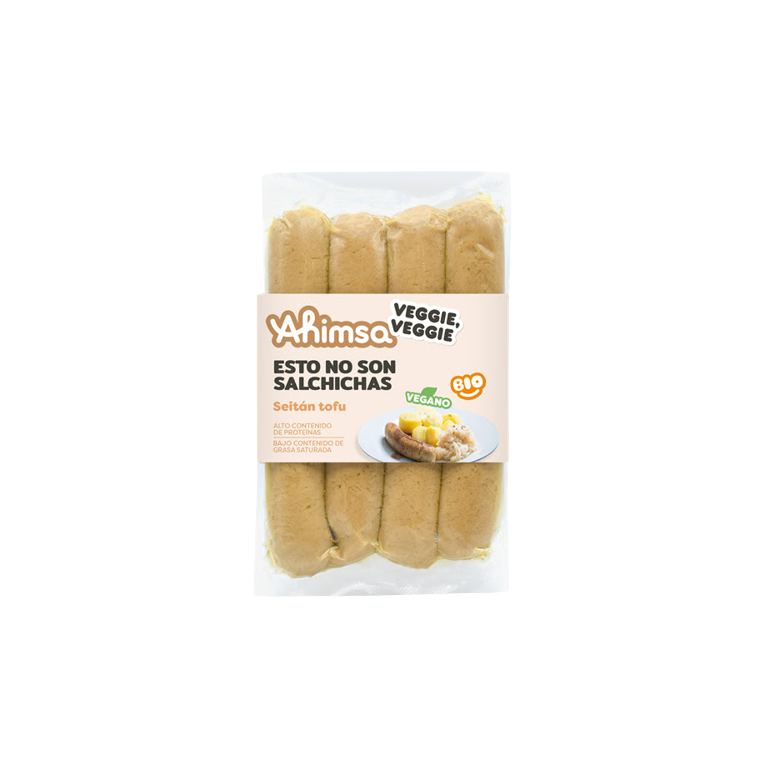 Salchichas seitan tofu 200 Grs.