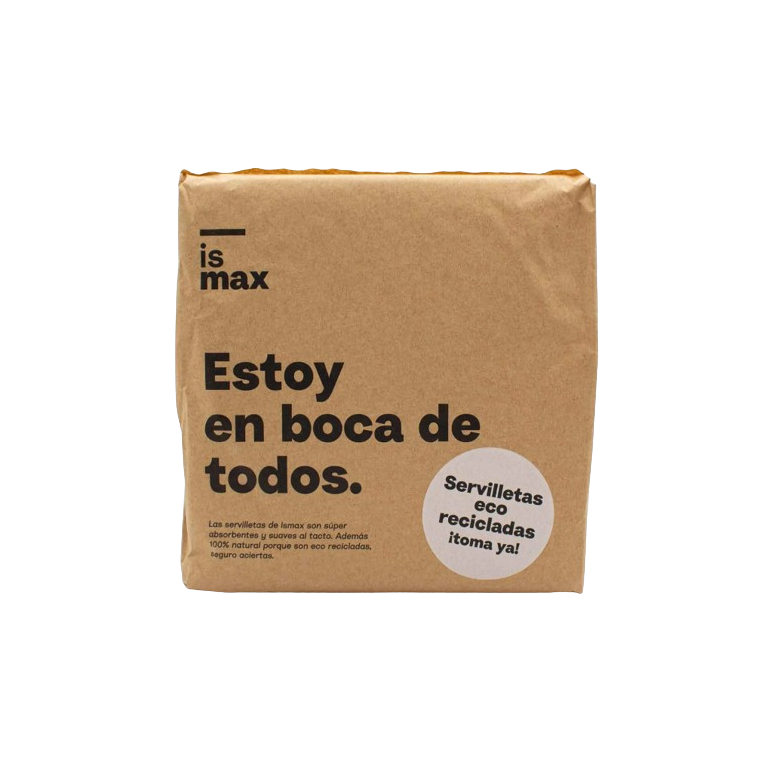 Servilletas ISMAX Natural 100ud Eco
