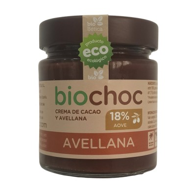 Crema BIOCHOC de cacao y avellanas 200g Ecológico