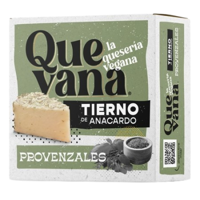 Queso tierno VEGANO hierbas provenzales 180g Ecológico QUEVANA