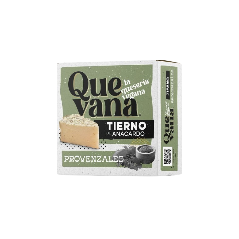 Queso tierno VEGANO hierbas provenzales 180g Ecológico QUEVANA