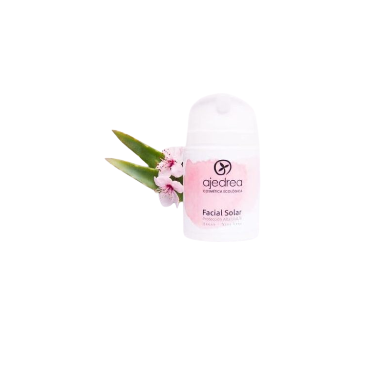 Protector Solar Facial Protección alta SPF35 50ml AJEDREA Ecológico