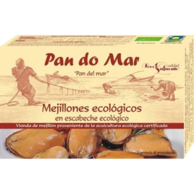 Mejillones en escabeche 115g ecológicos