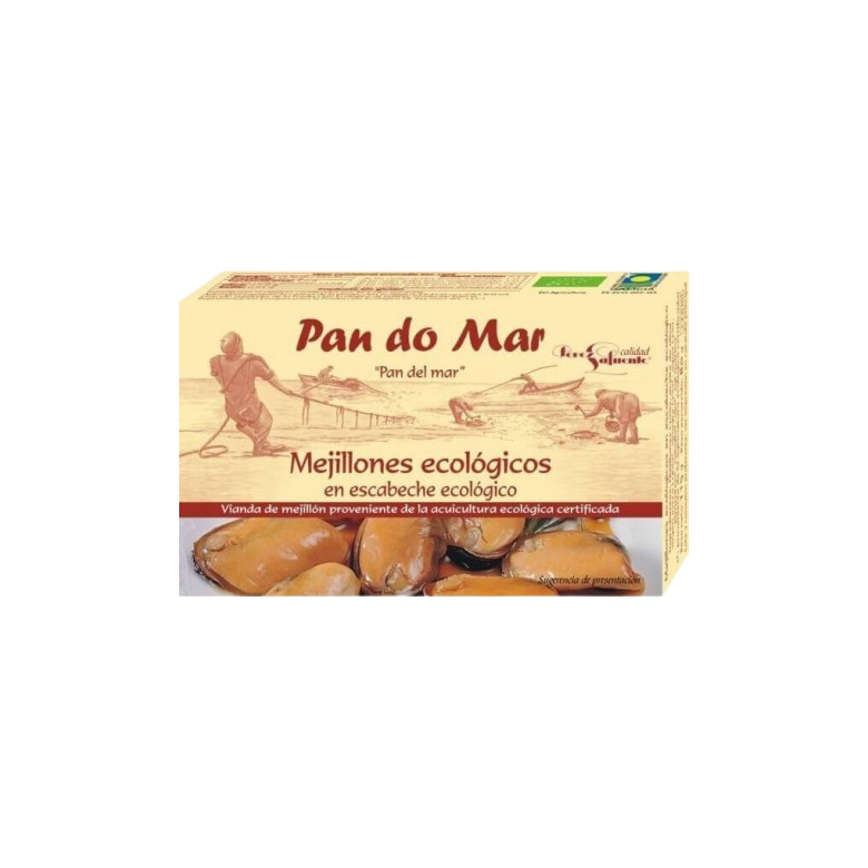 Mejillones en escabeche 115g ecológicos