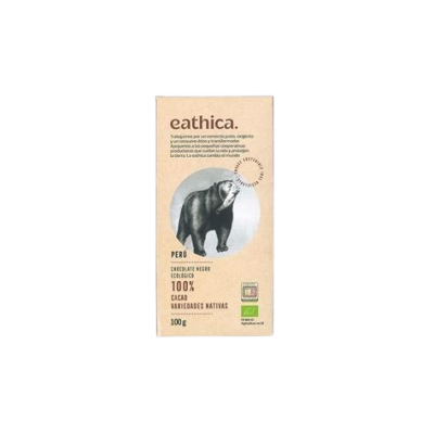 Chocolate eathica 100% Perú 100g Ecológico 