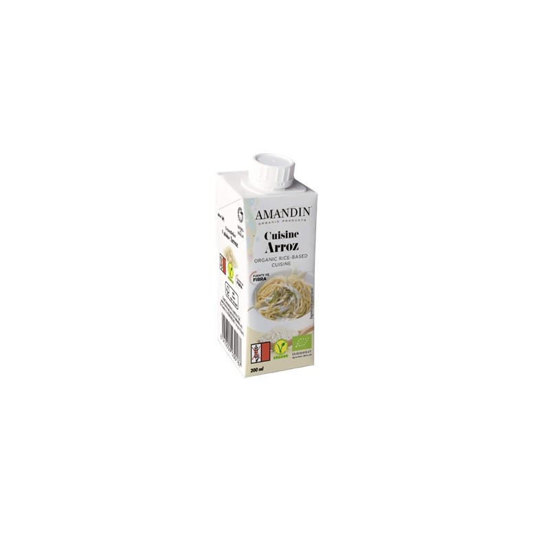 Crema arroz para cocinar Ecológica. 200 ml
