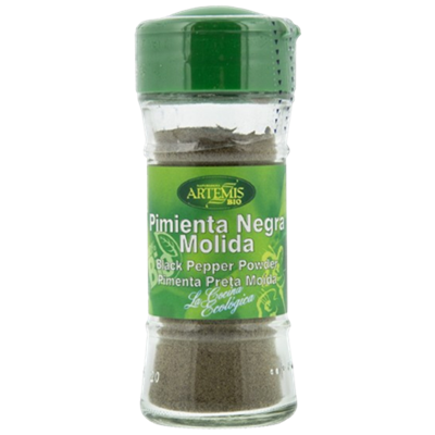 Pimienta negra molida 38g ecológica