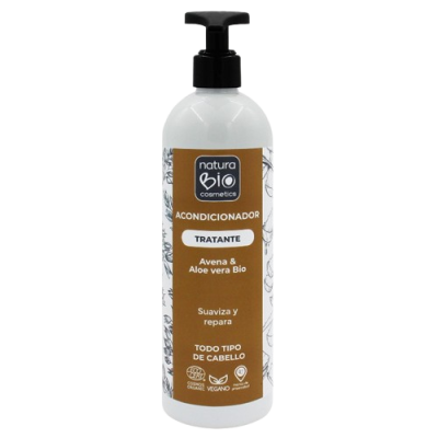 Acondicionador Tratante Aloe Vera y Avena 500ml Naturabio 