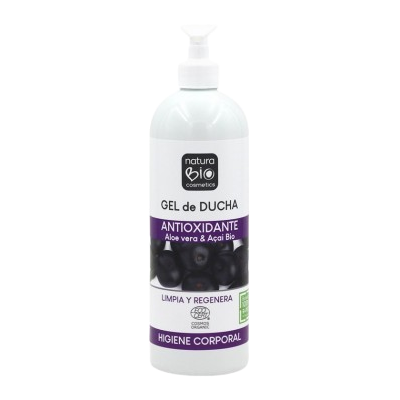 Gel ducha antioxidante Aloe & Açai 740ml Naturabio  