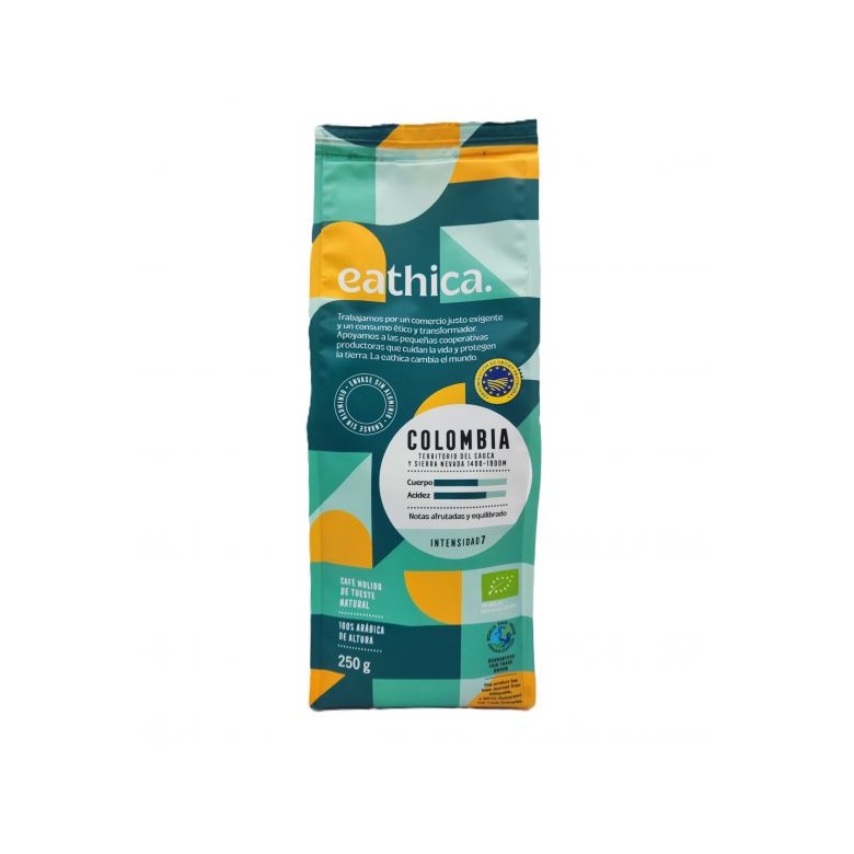 Café COLOMBIA Eathica 250g molido Ecológico