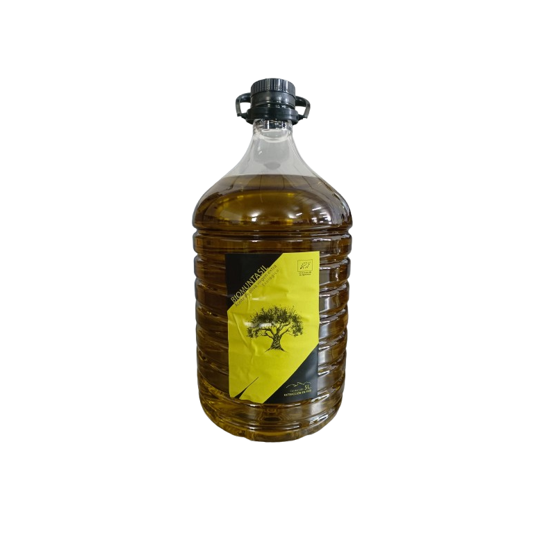 Extra virgin olive oil PET 5l BIOMUNTASIL Ecologico