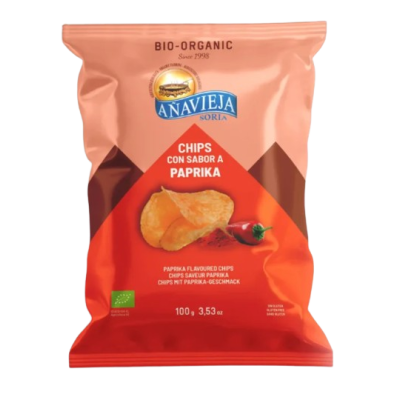 Patatas Fritas sabor Paprika 100g ecológicas  