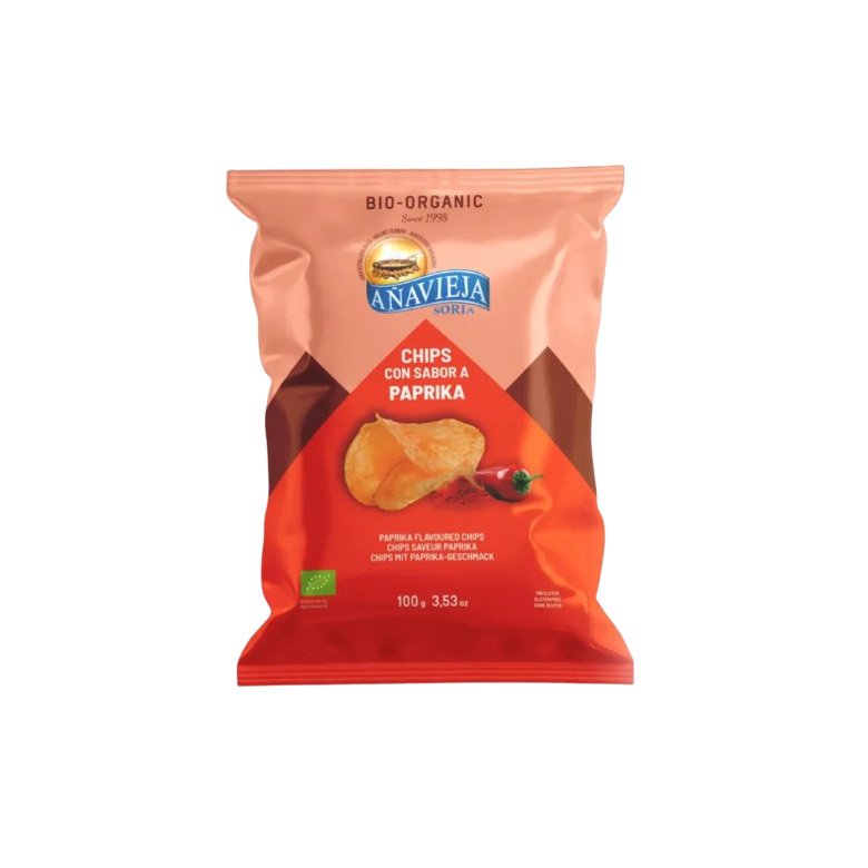 Patatas Fritas sabor Paprika 100g ecológicas  